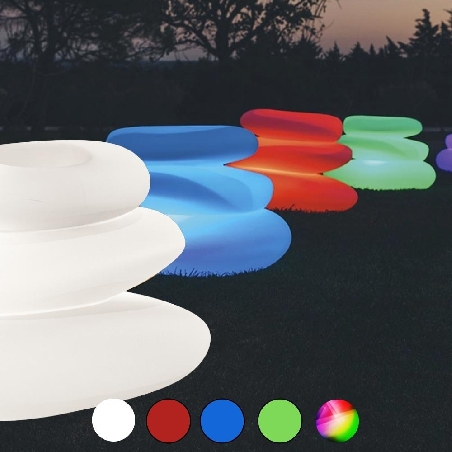 Vaso LED 75x62cm Eden Pot Bright Monacis -0