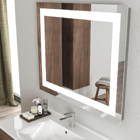 Mobile bagno sospeso + specchio led touch Ale Levi Mobili -3