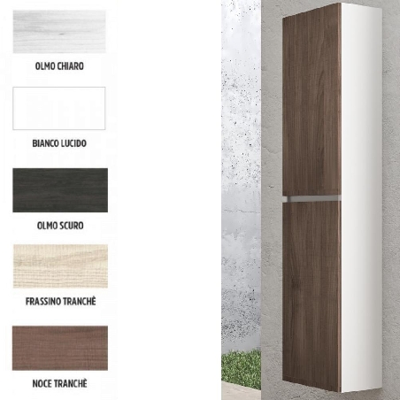 Mobile colonna bagno sospeso 162x40cm Ale Levi Mobili -0