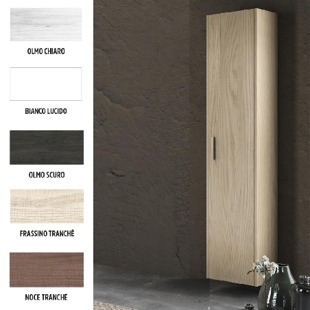 Colonna bagno sospesa 34x25x162 cm Edo Levi Mobili -0