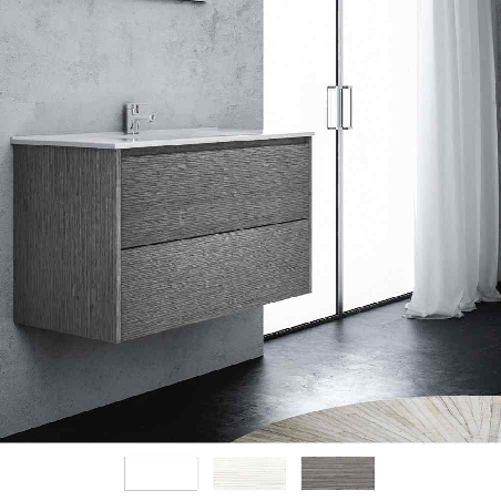 Mobile da bagno + specchio retroilluminato Eva Levi Mobili -0