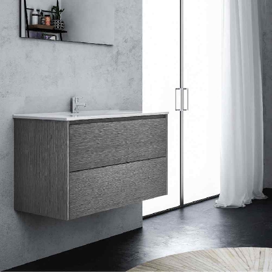 Mobile da bagno + specchio retroilluminato Eva Levi Mobili -2