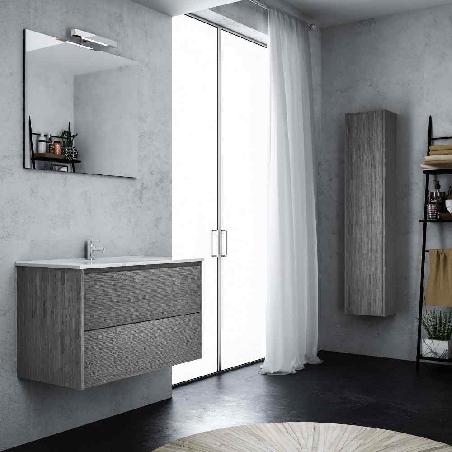 Mobile da bagno + specchio retroilluminato Eva Levi Mobili -4