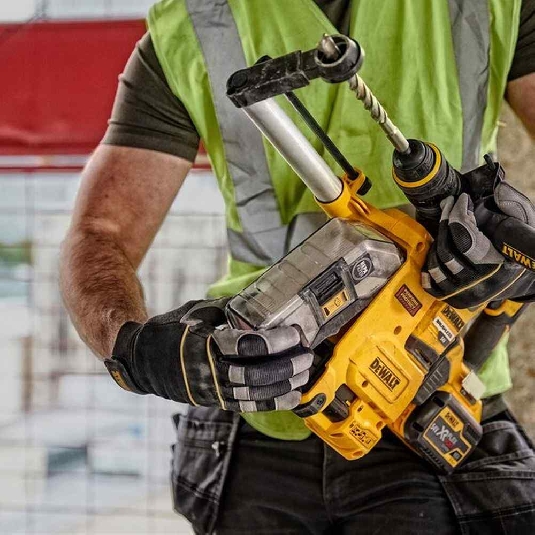 Sistema estrazione polveri per tassellatore SDS-Plus 54V DeWalt -2