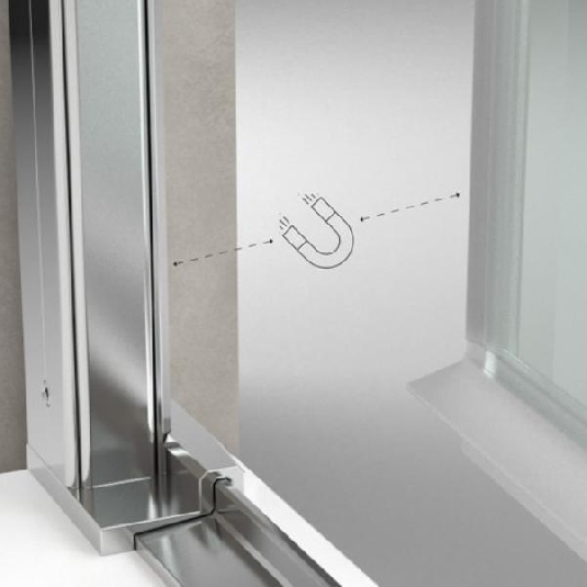 Box doccia cristallo 6mm nicchia SX Replay Vismaravetro -6