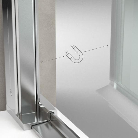 Box doccia cristallo 6mm nicchia SX Replay Vismaravetro -6