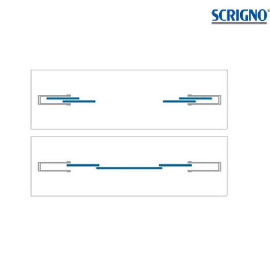 Controtelaio anta doppia intonaco 170mm Granluce Scrigno -4