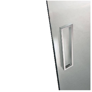 Maniglia per porta in vetro Modello A Scrigno -0