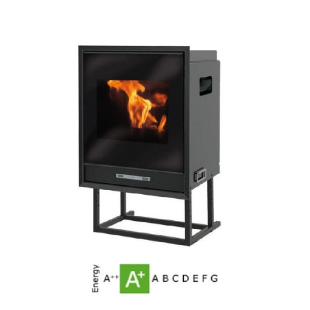 Termocamino a pellet 15.6 KW Idropellbox Edilkamin -0