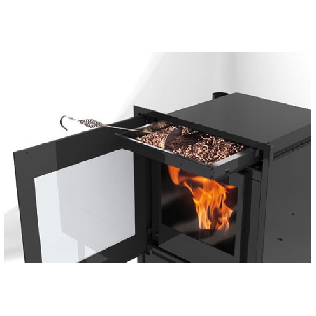 Termocamino a pellet 15.6 KW Idropellbox Edilkamin -3