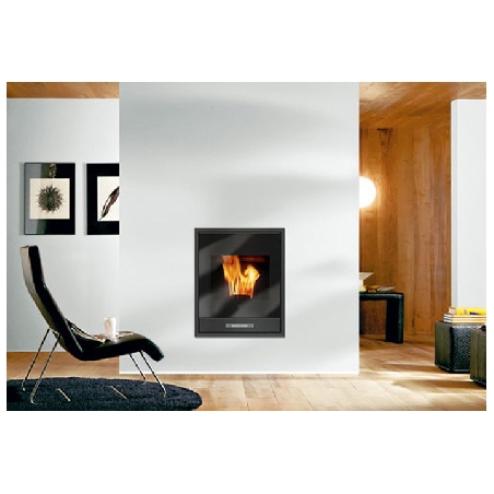 Termocamino a pellet 15.6 KW Idropellbox Edilkamin -2