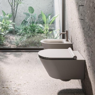 Sanitari sospesi Catalano Zero 55x35cm Cemento Satinato -0