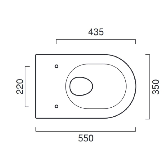Sanitari sospesi Catalano Zero 55x35cm Bianco Satinato -5