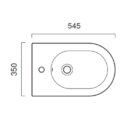 Sanitari sospesi nero satinato 54x35cm Sfera Catalano -6