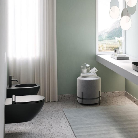 Sanitari sospesi nero satinato 54x35cm Sfera Catalano -4