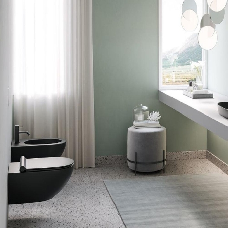 Sanitari sospesi nero satinato 54x35cm Sfera Catalano -4