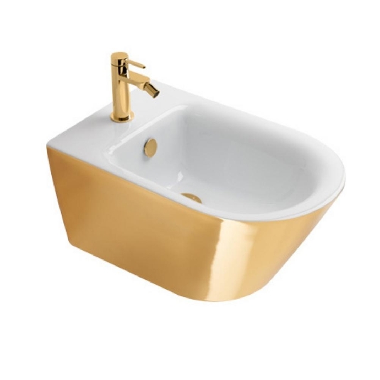 Sanitari sospesi Catalano 55x35cm Oro-Bianco Gold&Silver -4