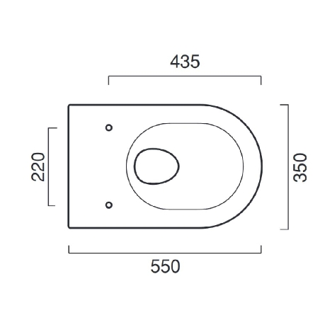 Sanitari sospesi Catalano 55x35cm Argento-Bianco Gold&Silver -6