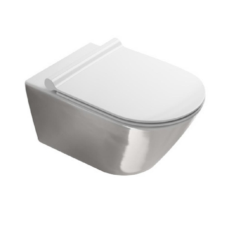 Sanitari sospesi Catalano 55x35cm Argento-Bianco Gold&Silver -2