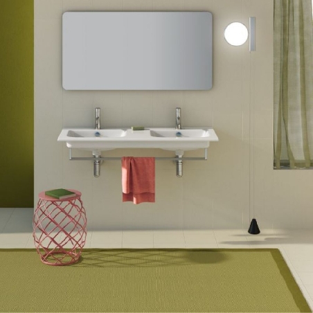 Lavabo doppio 125x50 cm Catalano Sfera 125 -3