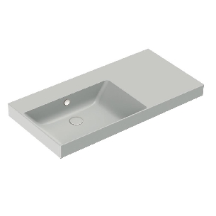 Lavabo 100x50 cm Catalano Zero 100 | Cemento Satinato -0