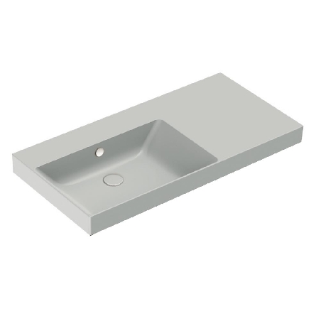 Lavabo 100x50 cm Catalano Zero 100 | Cemento Satinato -0