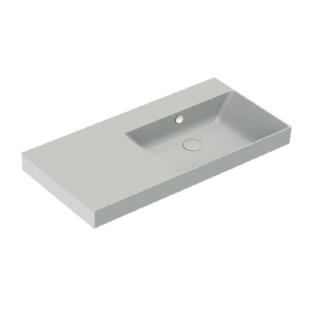 Lavabo 100x50 cm Catalano Zero 100 | Cemento Satinato -0