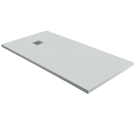 Piatto doccia 120x80 cm bianco opaco filopavimento Aquana -3