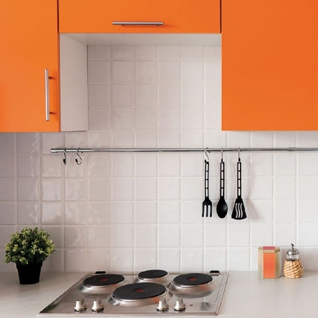 Piastrelle 20x20 cm bianco opaco Via Roma Ceramiche -0