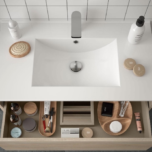 Mobile sospeso bagno 91x56 cm Noja 900 Salgar | Competo -2