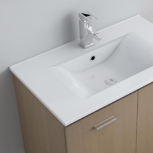 Mobile bagno 75x46 cm sospeso Levi Mobili | Completo -2