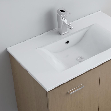Mobile bagno 90x46 cm sospeso Levi Mobili | Completo -2