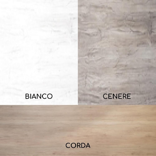 Mobile sospeso per bagno 65x47 cm Levi Mobili | Completo -4