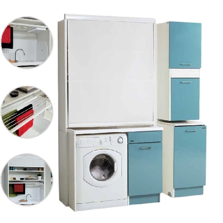 Stendibiancheria mobile Colavene 110x32x217 cm -0