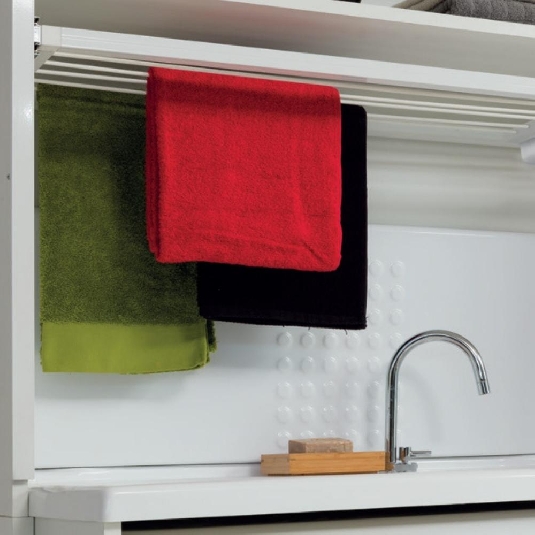 Stendibiancheria mobile Colavene 110x32x217 cm -4