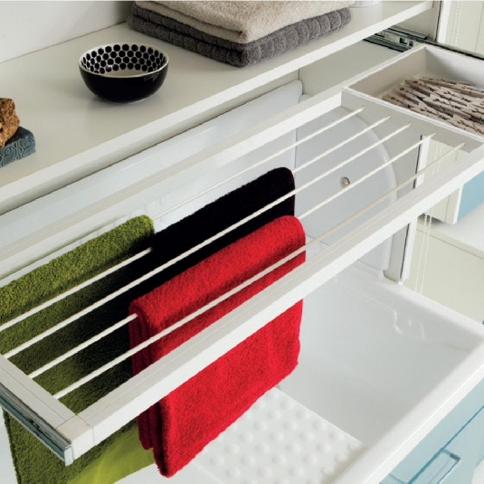 Stendibiancheria mobile Colavene 110x32x217 cm -5