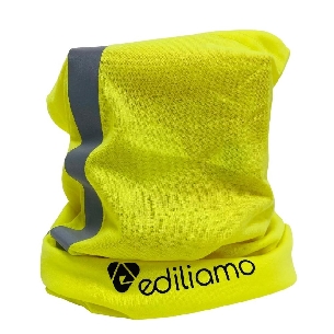 Scaldacollo catarifrangente 100% poliestere unisex Ediliamo -0