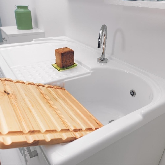 Coprilavatrice con lavapanni 106x60cm vasca dx Colavene -4