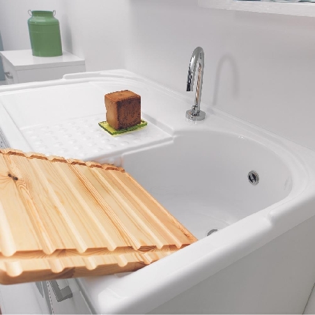 Coprilavatrice con lavapanni 106x50cm vasca dx Colavene -4