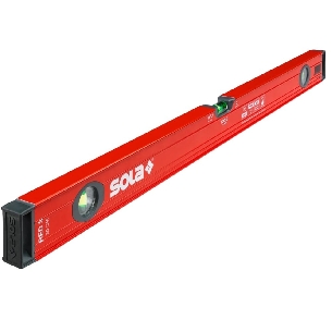 Livella 3 bolle in alluminio RED3 Sola -0