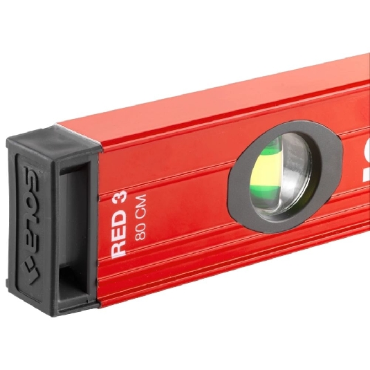 Livella 3 bolle in alluminio RED3 Sola -2