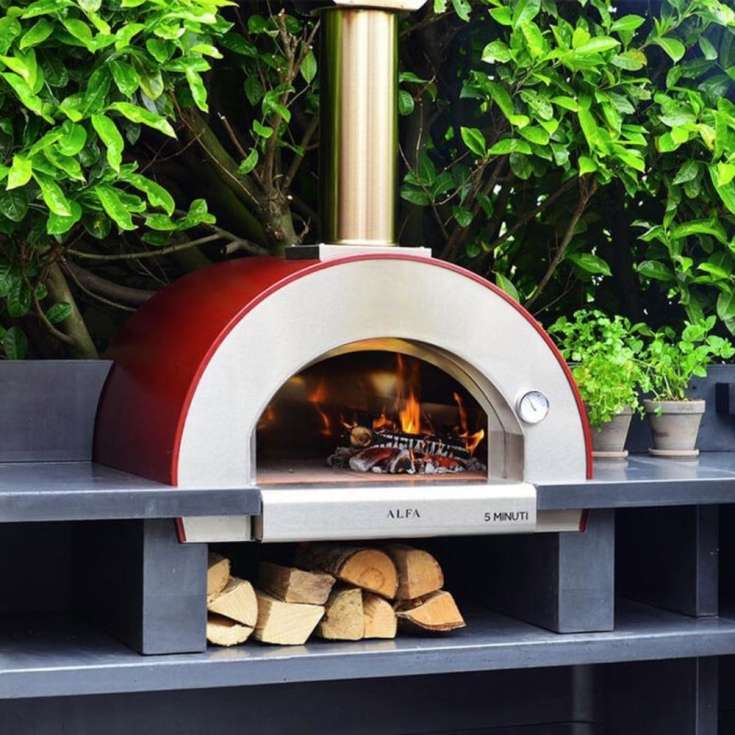 Forno a legna 5 minuti Rame Top Alfa Forni -11