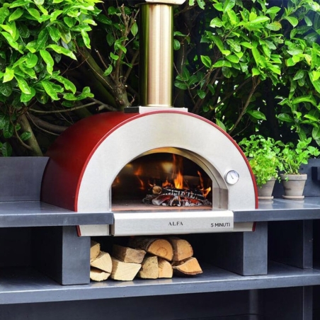 Forno a legna 5 minuti Rame Top Alfa Forni -11