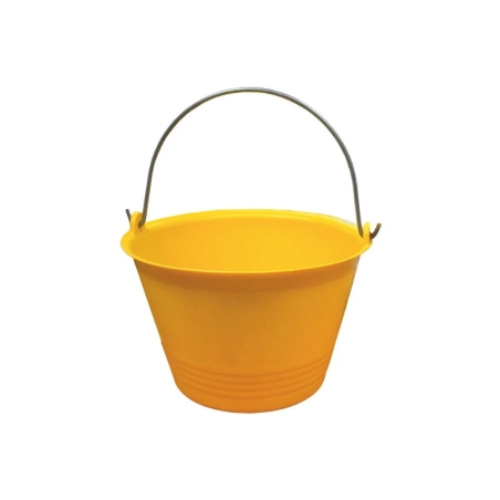 Mastello per malta 10 litri Dakota giallo/rosso -1