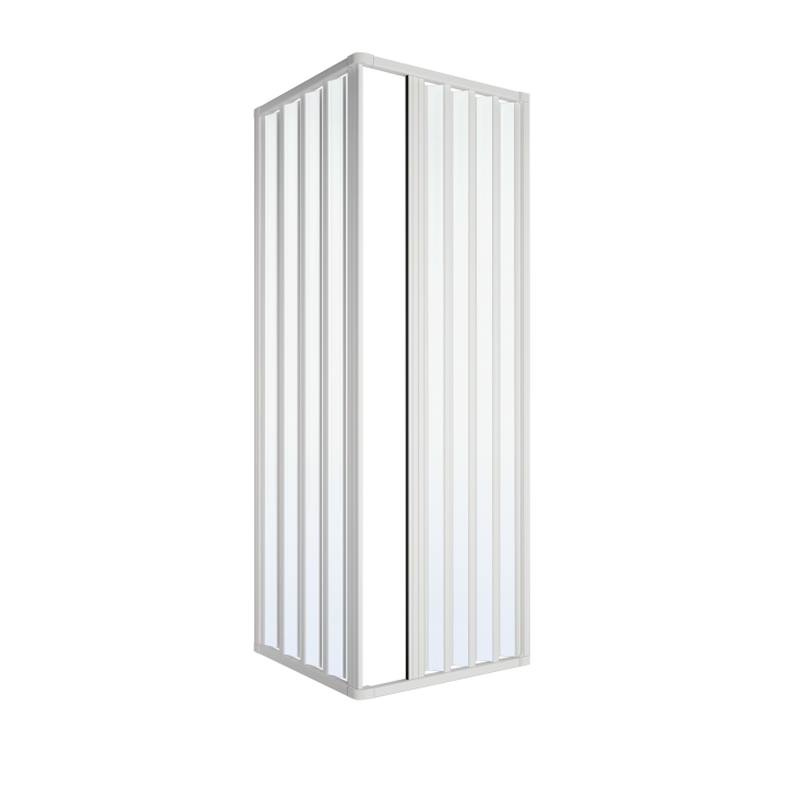 Box doccia 70x90 cm a due lati apertura totale Parigi PVC -3