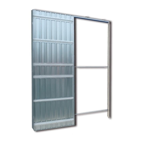 Contre-châssis porte unique pour plaque de plâtre 100 mm Scrignotech by Scrigno -3