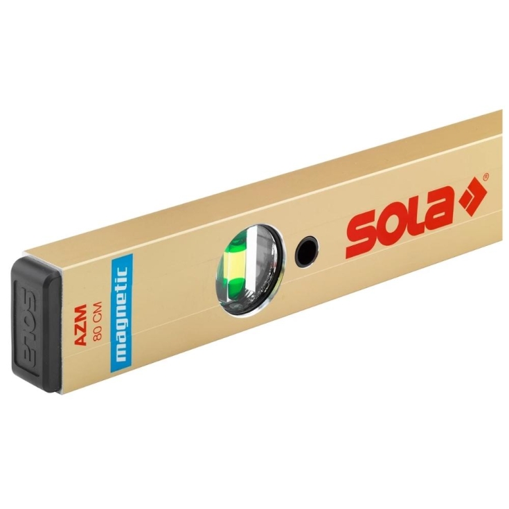 Livella magnetica 2 bolle alluminio AZM Sola -9