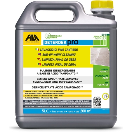 Lavaggio di fine cantiere Deterdek Pro Fila -2