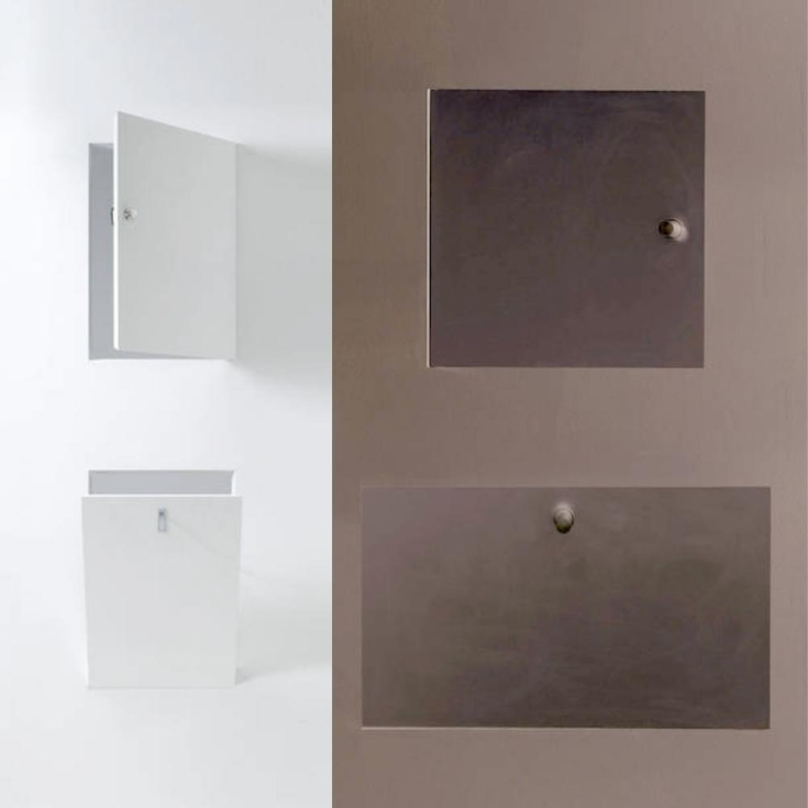 Sportello per parete a filomuro singolo Little Scrigno -5