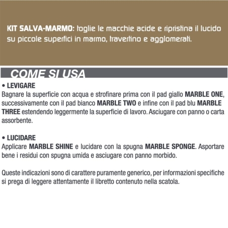 Kit lucida marmo marble restorer Fila -3